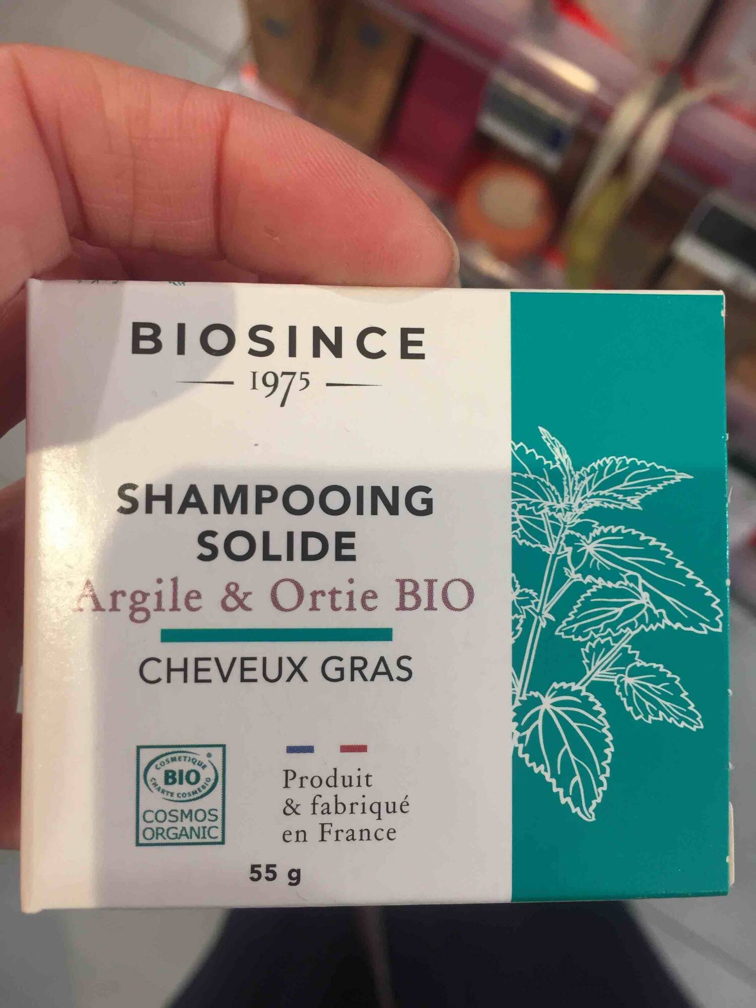 BIO SINCE 1975 - Argile & Ortie Bio - Shampooing solide 