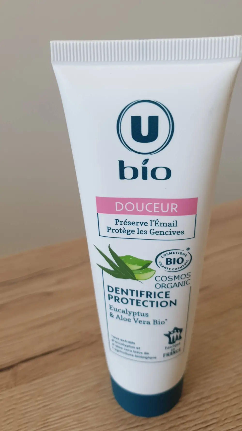 BY U - MAGASINS U - U bio Douceur - Dentifrice protection 