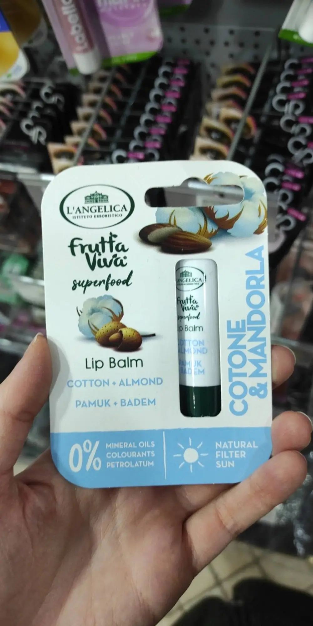 L'ANGELICA - Lip balm cotone & mandorla