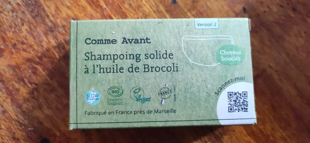 COMME AVANT - Shampoing solide à l'huile de Brocoli