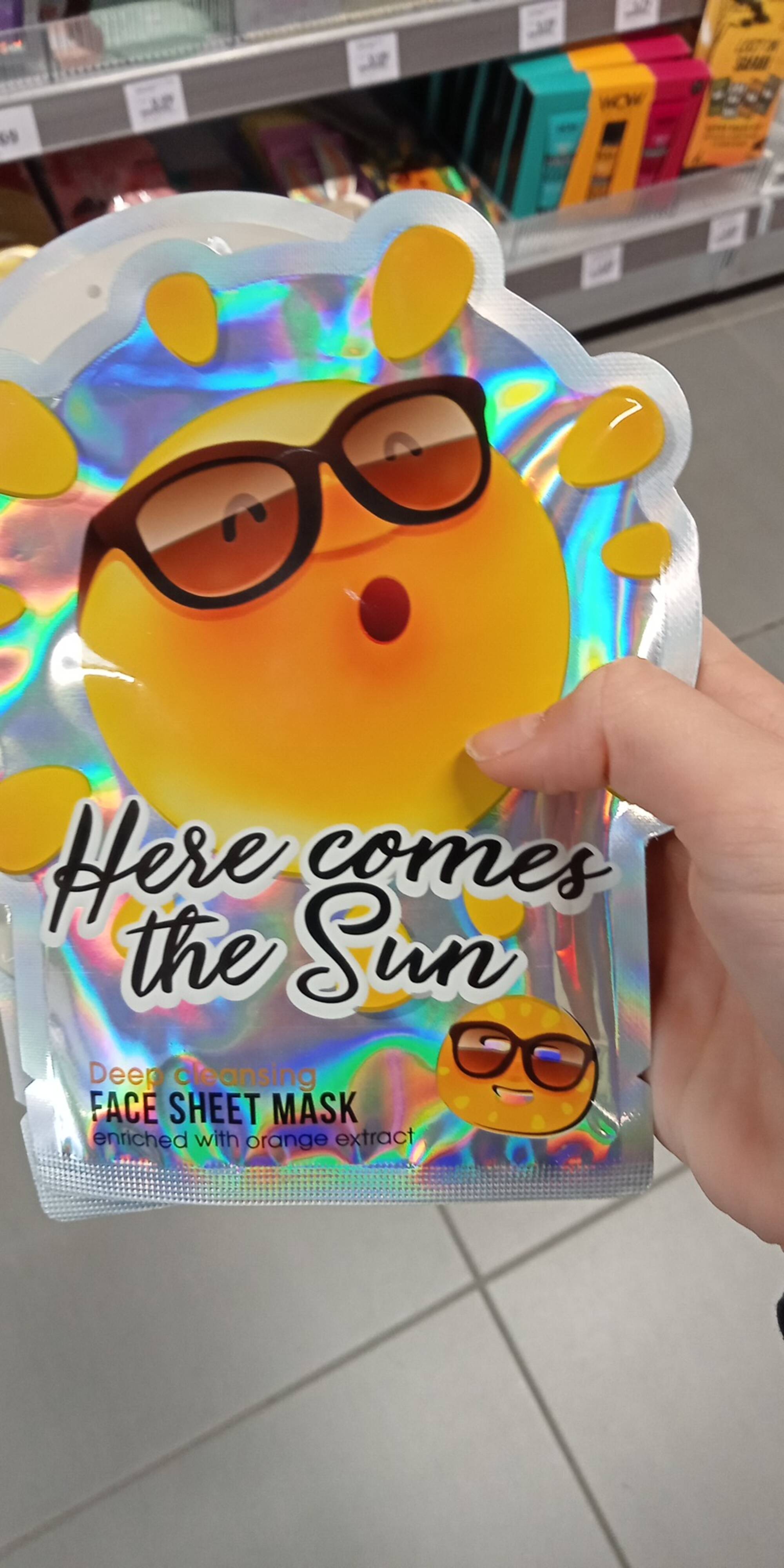 MAXBRANDS - Here comes the sun - Face sheet mask 