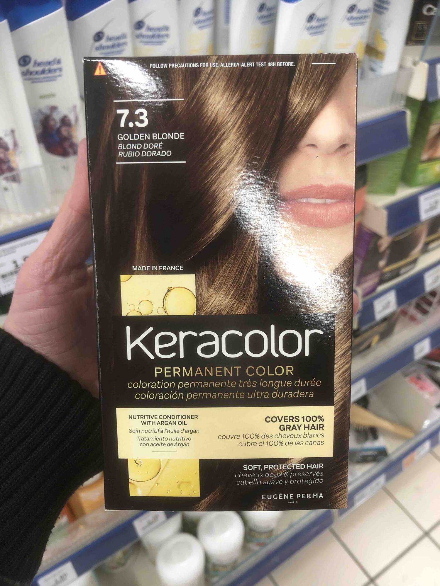 EUGÈNE PERMA - Keracolor - Coloration permanente 7.3 blond doré
