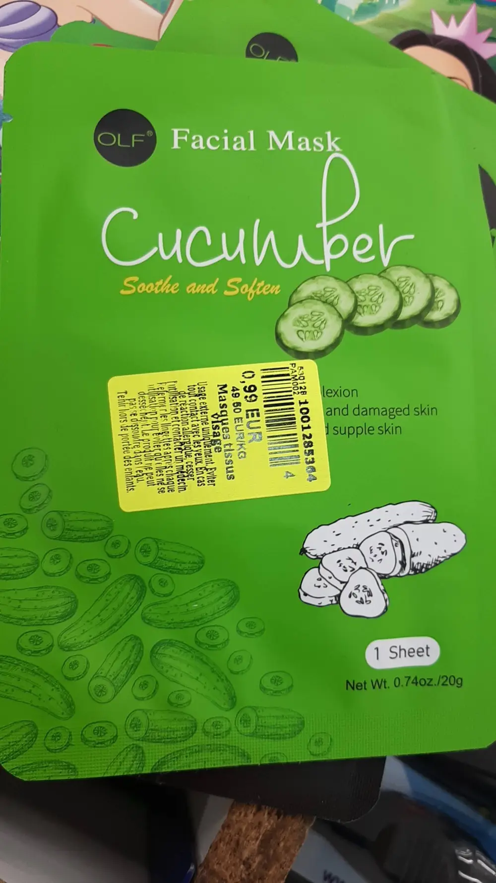OLF - Cucumber - Facial mask