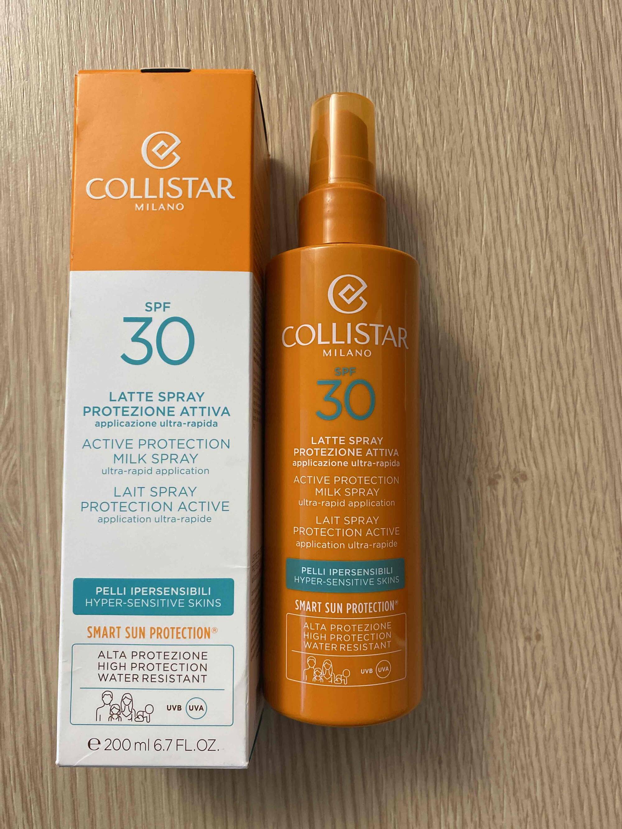 COLLISTAR - Lait spray protection active SPF 30