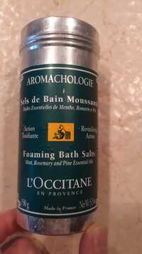 L'OCCITANE - Aromachologie - Sels de bain moussants