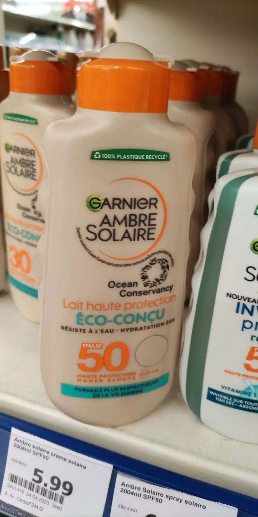 GARNIER - Ambre solaire - Lait haute protection FPS/LSF 50