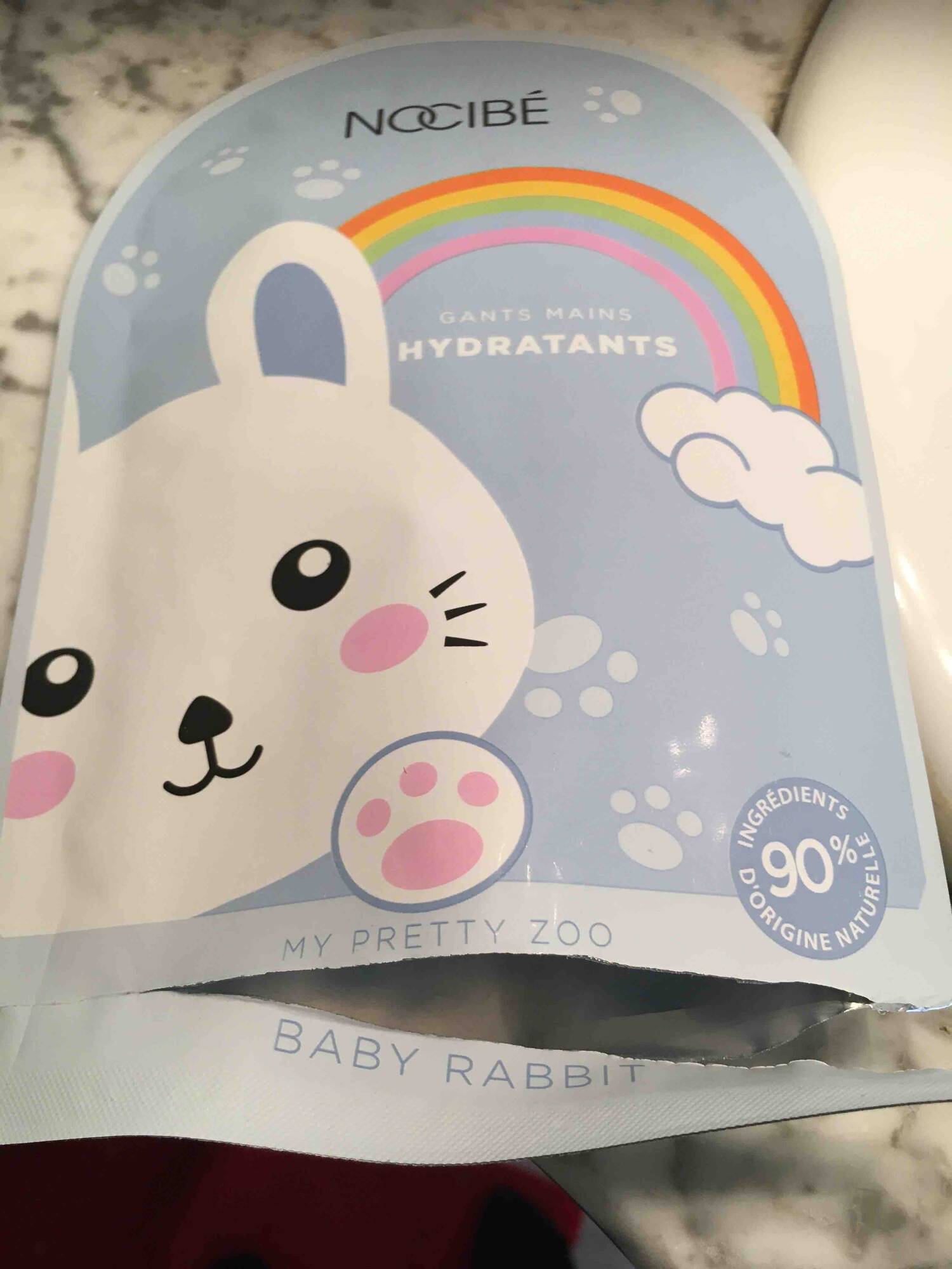 NOCIBÉ - Baby rabbit - Gants mains hydratants
