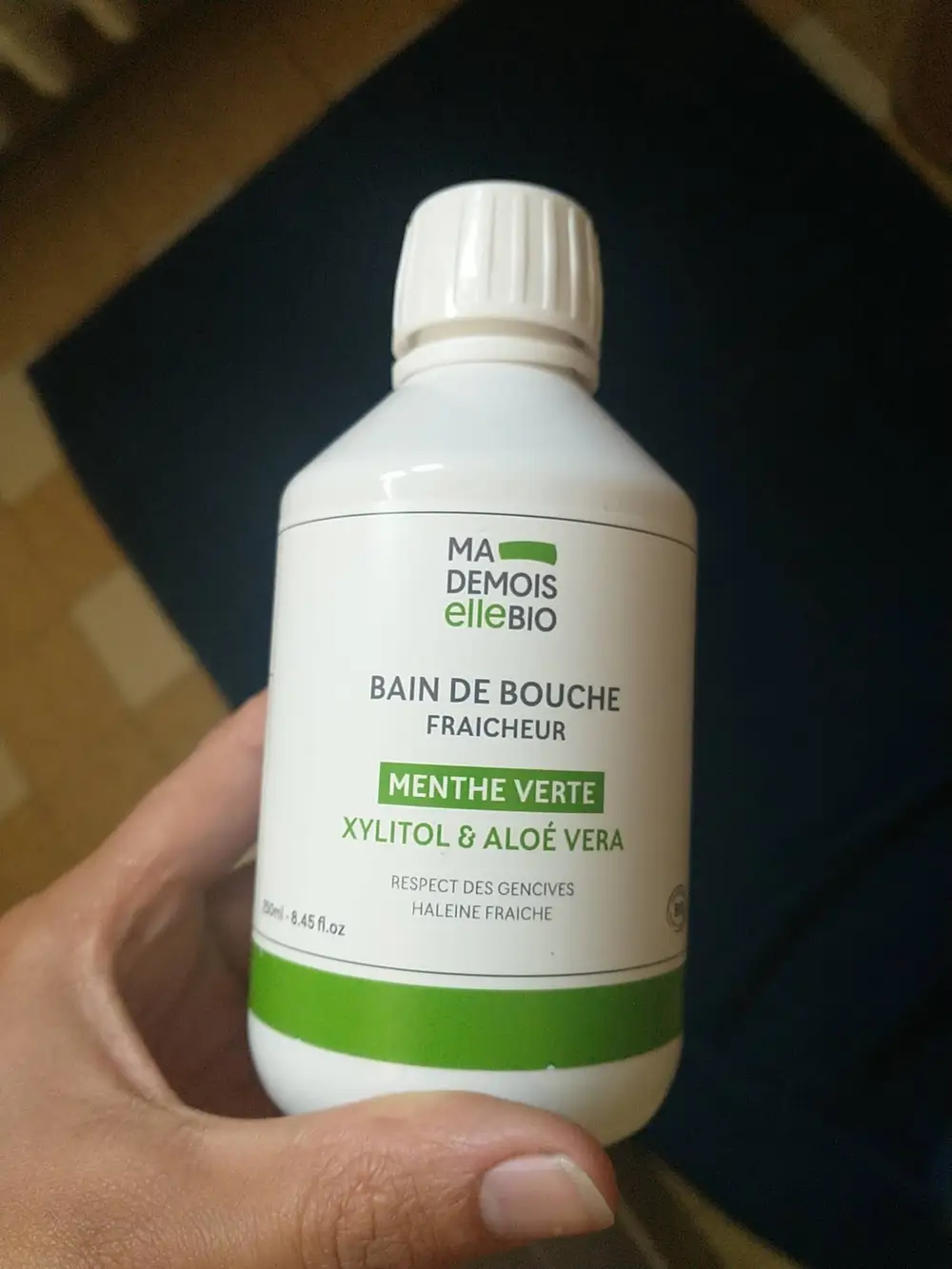 MADEMOISELLES BIO - Menthe verte - Bain de bouche xylitol & aloé vera