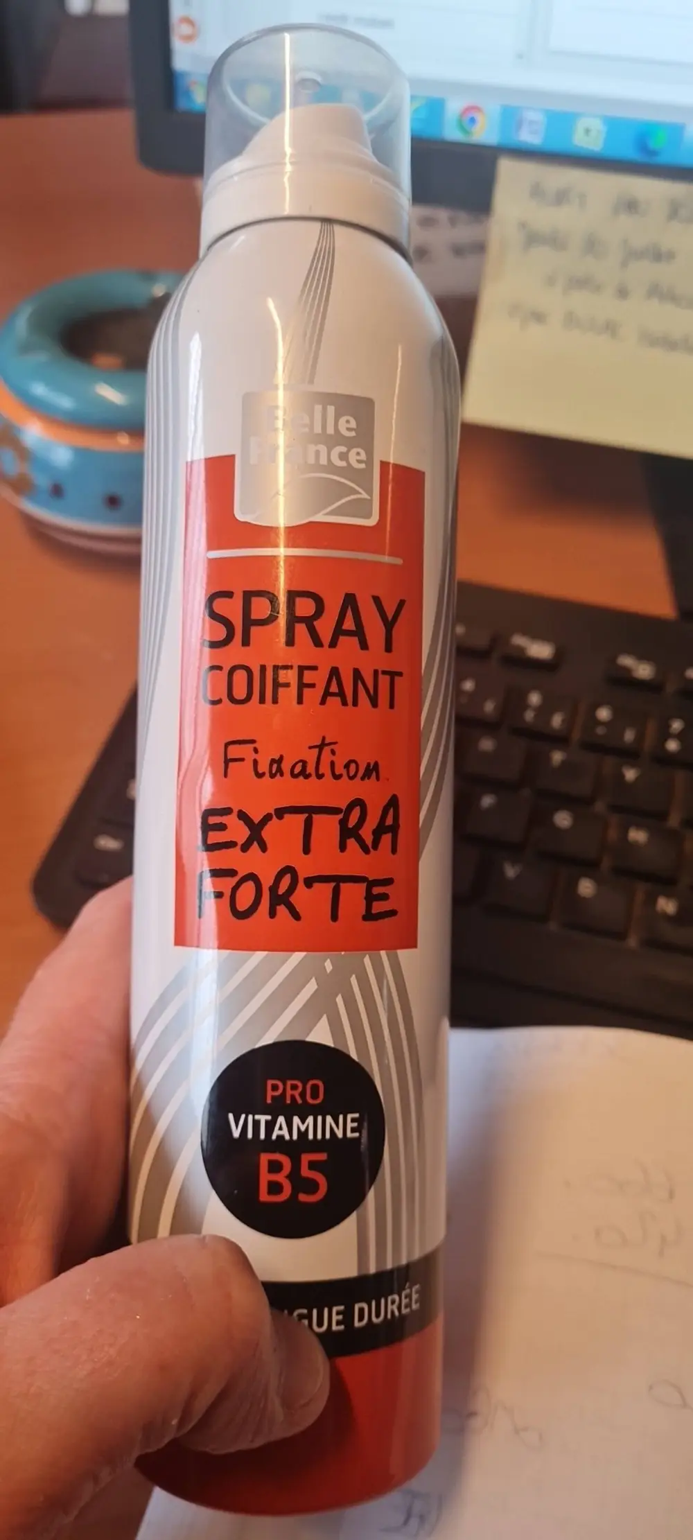 BELLE FRANCE - Spray coiffant fixation extra forte pro vitamine B5