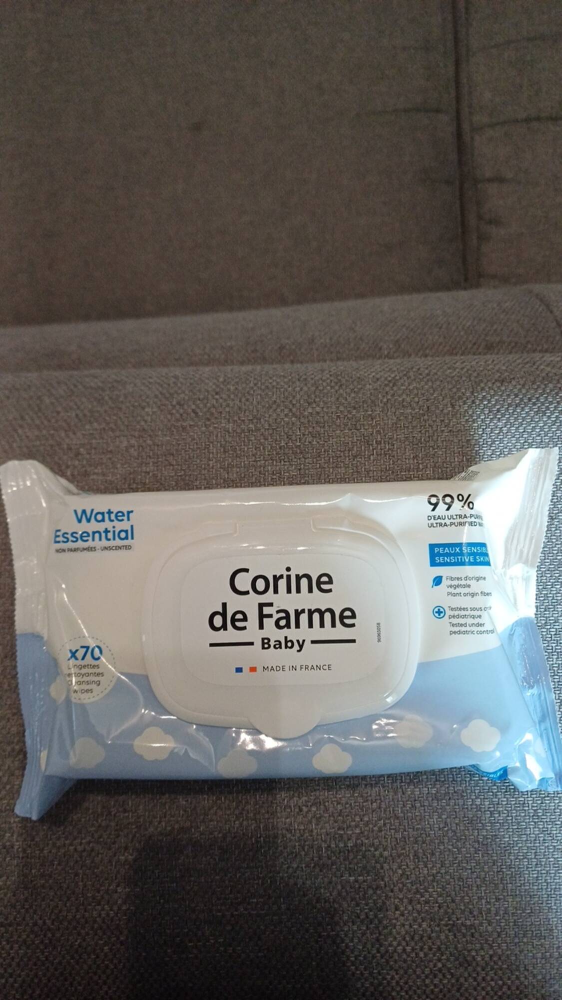 COPINE DE FARME - Lingettes  water essential