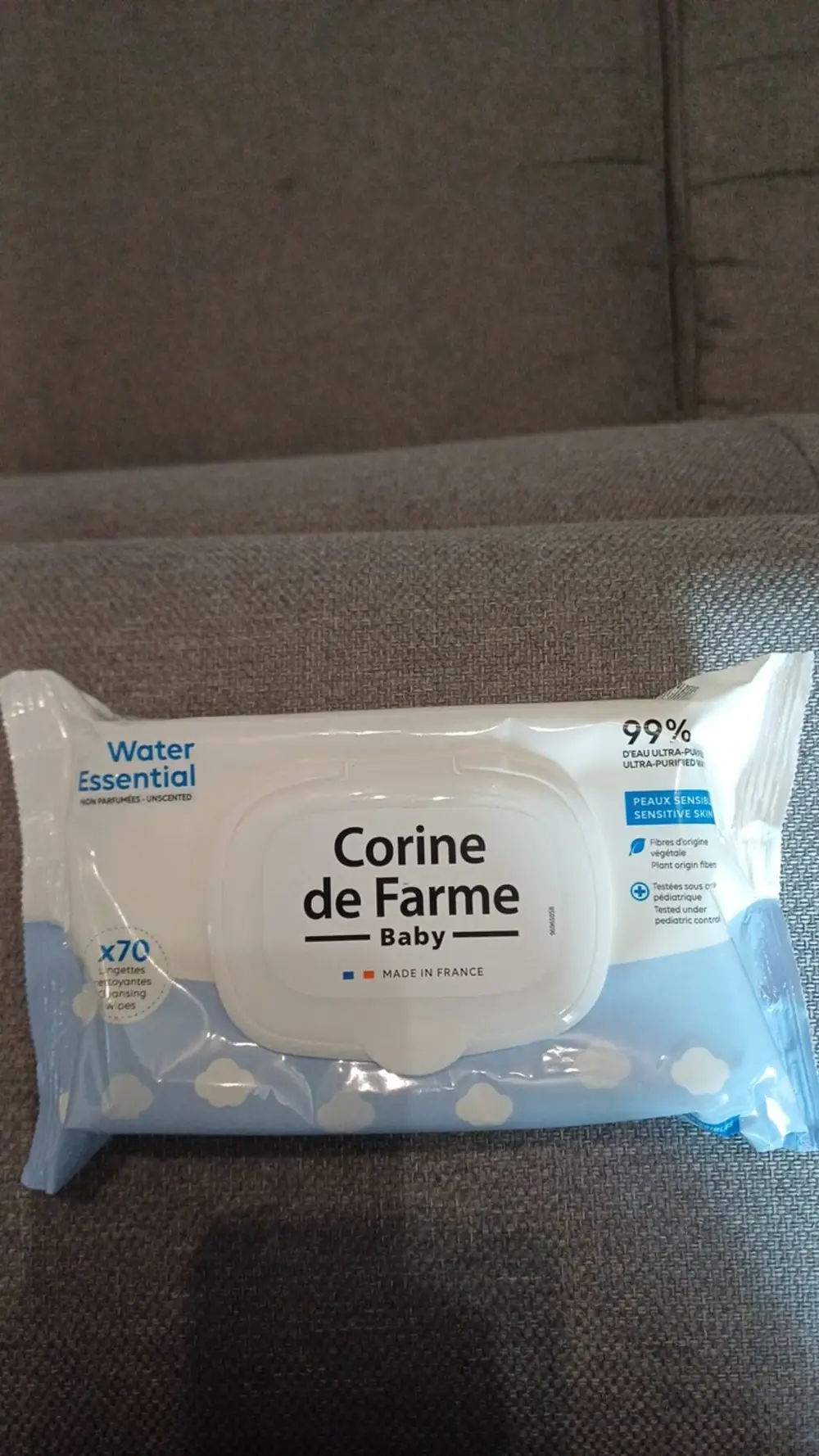 COPINE DE FARME - Lingettes  water essential