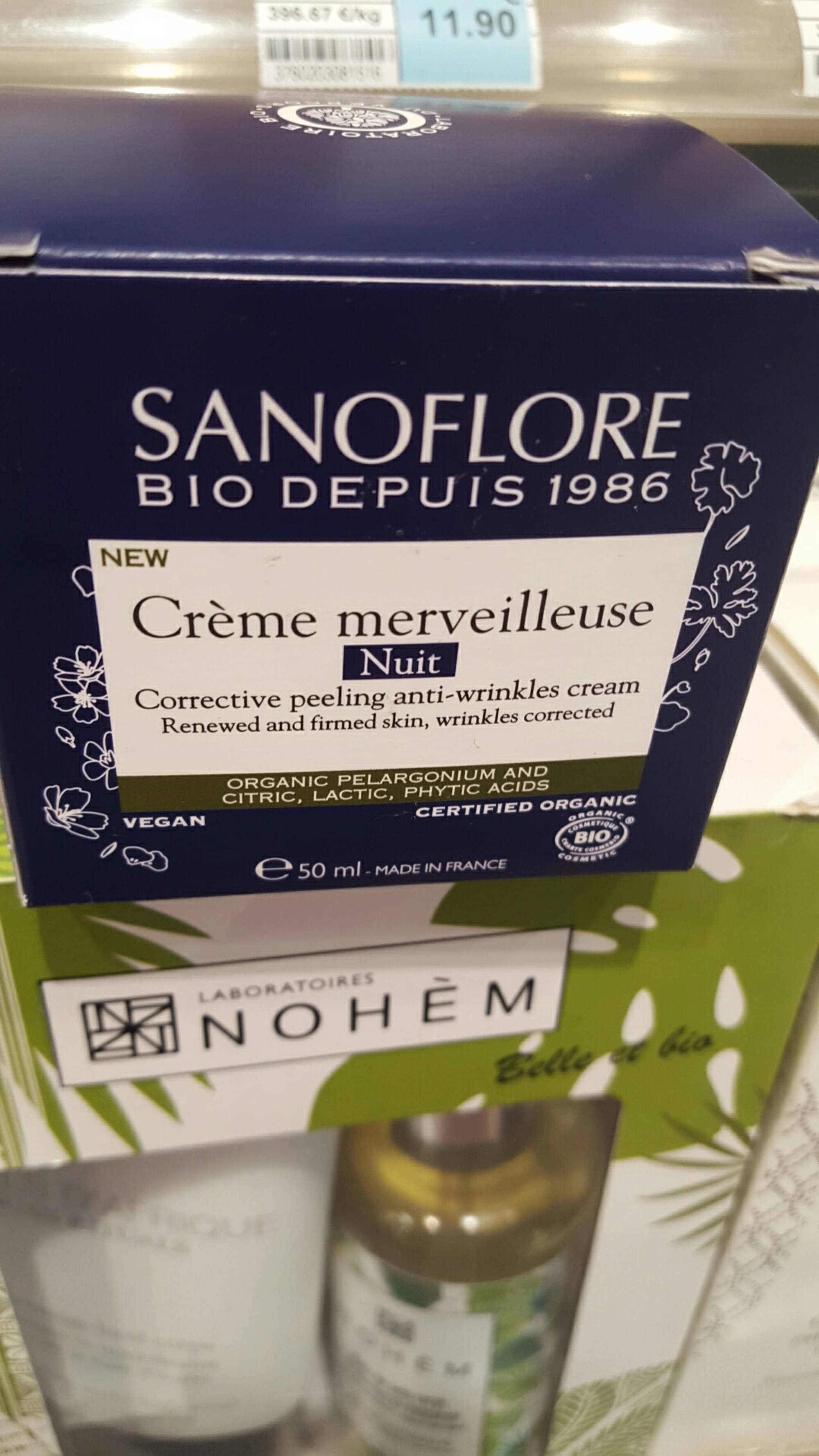 SANOFLORE - Nuit - Crème merveilleuse