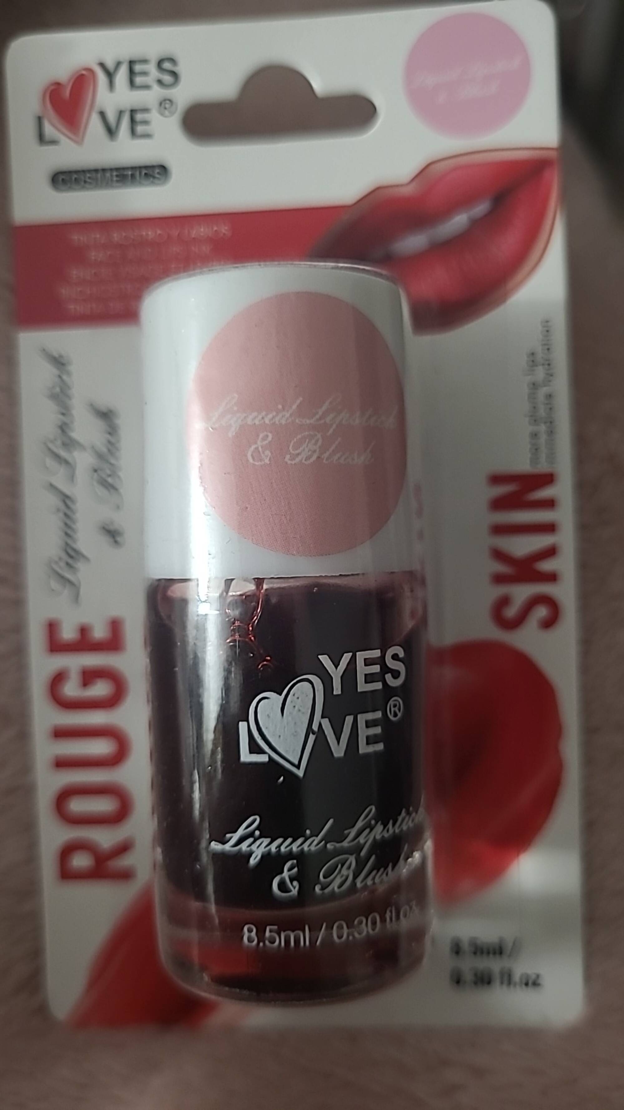 YES LOVE - Liquid lipstich et blush