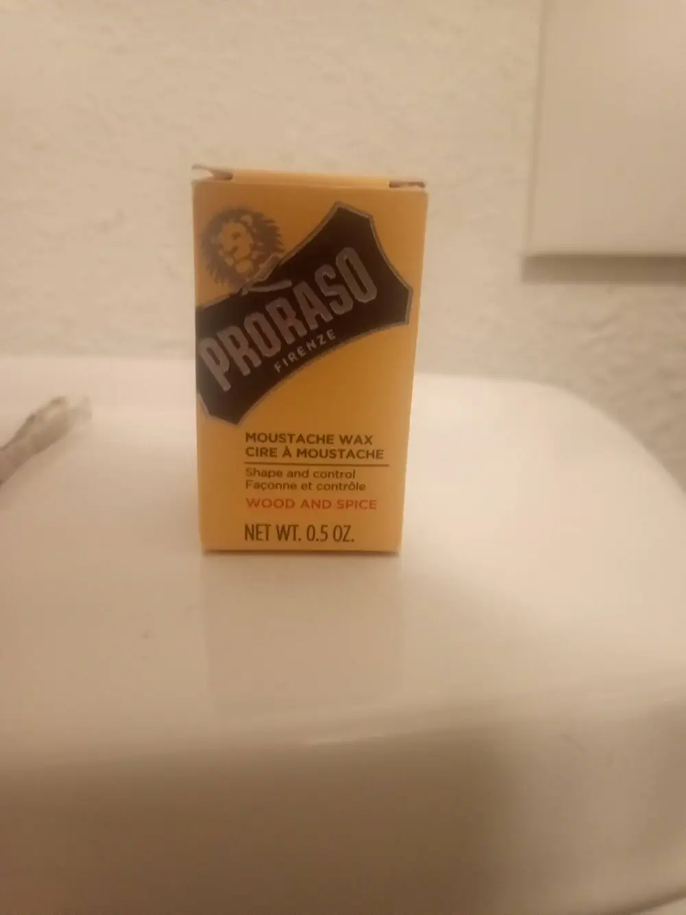 PRORASO - Wood ans spice - Cire à moustache