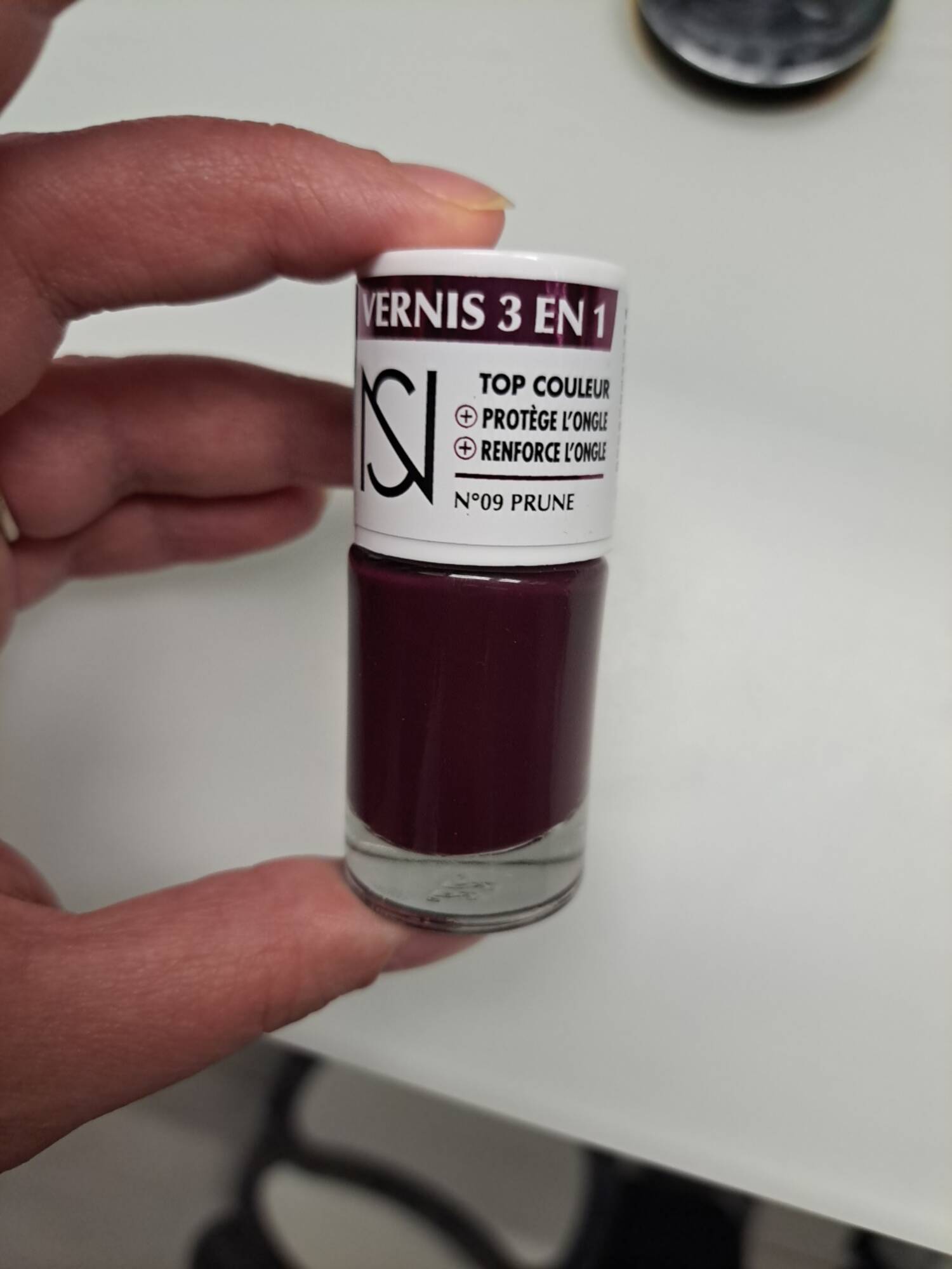 NS BY MISS EUROPE - Vernis 3 en 1 n°09 prune