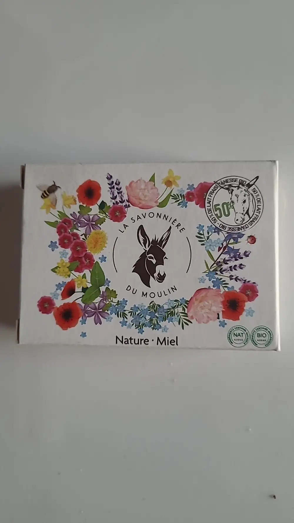 LA SAVONNIÈRE DU MOULIN - Pain de savon nature miel