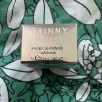 TRINNY LONDON - Sheer shimmer - Lip2cheek violine 