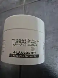 ALOE PLUS LANZAROTE - Mascarilla facial de arcilla blanca