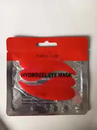 PURE & CARE - Red rose - Hydrogel eye mask