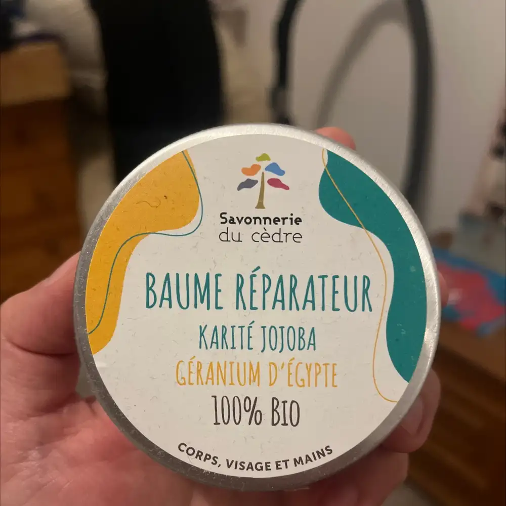 SAVONNERIE DU CÈDRE - Géranium d'Egypte - Baume réparateur karité jojoba