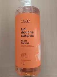 OSAE - Gel douche surgras pêche abricot 
