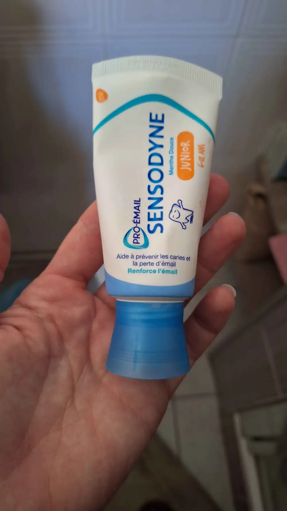 SENSODYNE - Menthe douce junior 6-12ans - Dentifrice