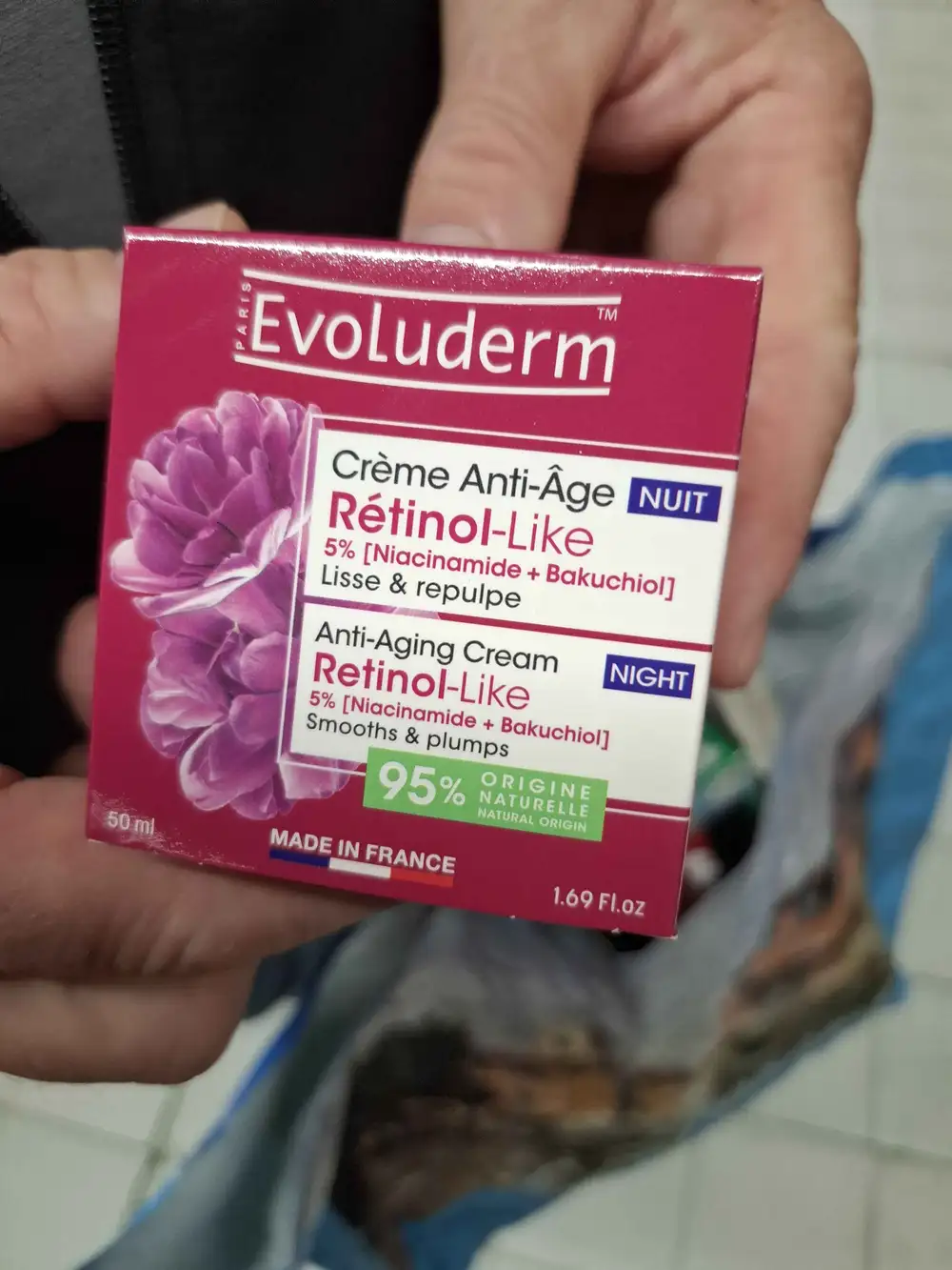 EVOLUDERM - Rétinol-like - Crème anti-âge nuit
