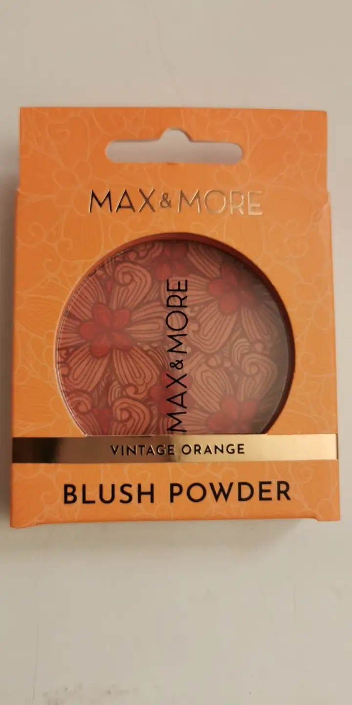 MAX & MORE - Blush powder vintage orange