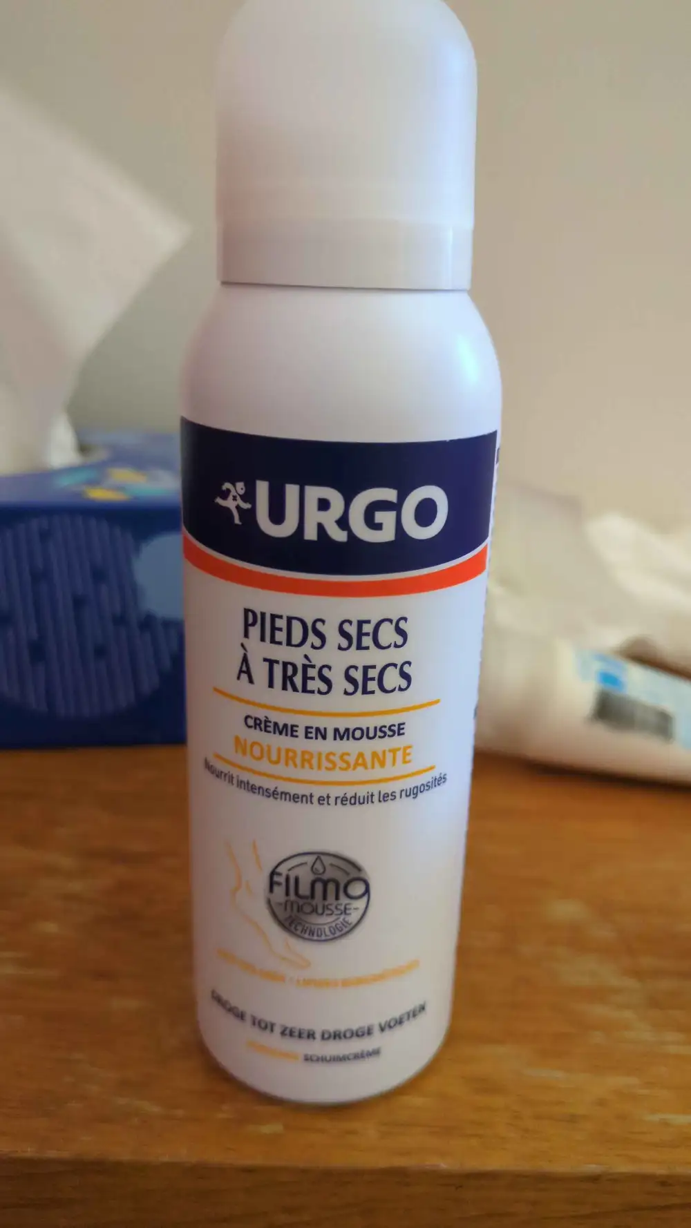 URGO - Pieds secs à tres secs - Crème en mousse nourrissante