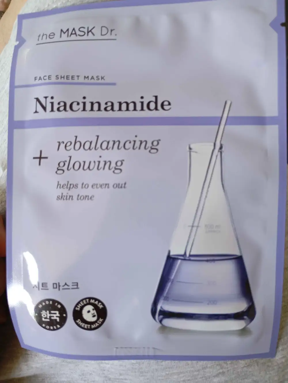 THE MASK DR. - Face sheet mask niacinamide