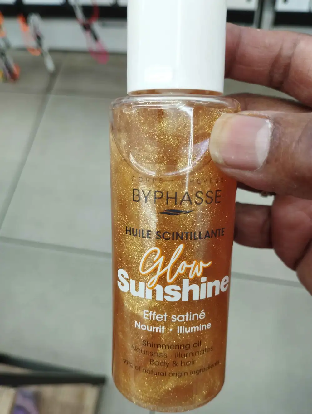 BYPHASE - Glow sunshine -  Huile scintillante