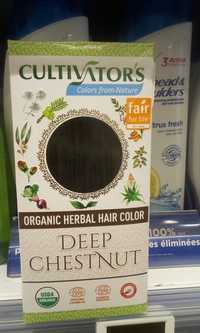 CULTIVATOR'S - Deep chestnut - Organic herbal hair color