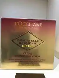 L'OCCITANE EN PROVENCE - Immortelle harmonie divine - Crème soin d'exception jeunesse