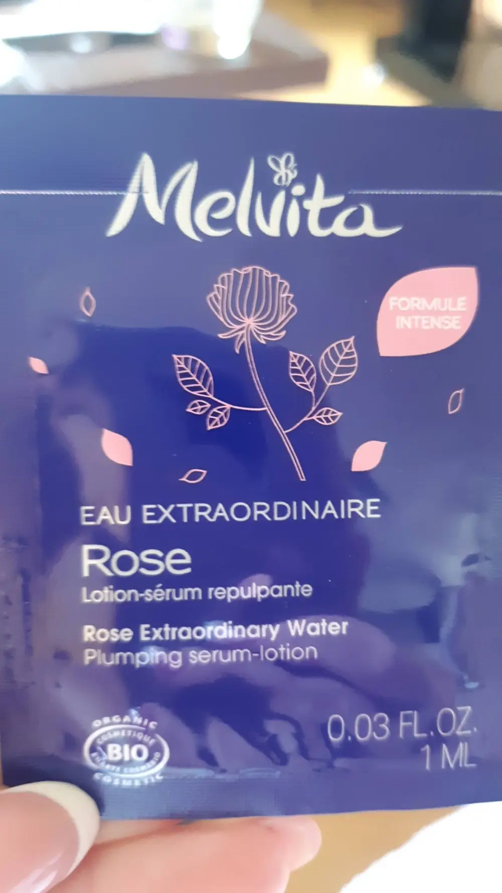 MELVITA - Eau extraordinaire Rose - Lotion sérum repulpante