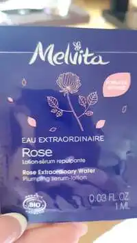 MELVITA - Eau extraordinaire Rose - Lotion sérum repulpante