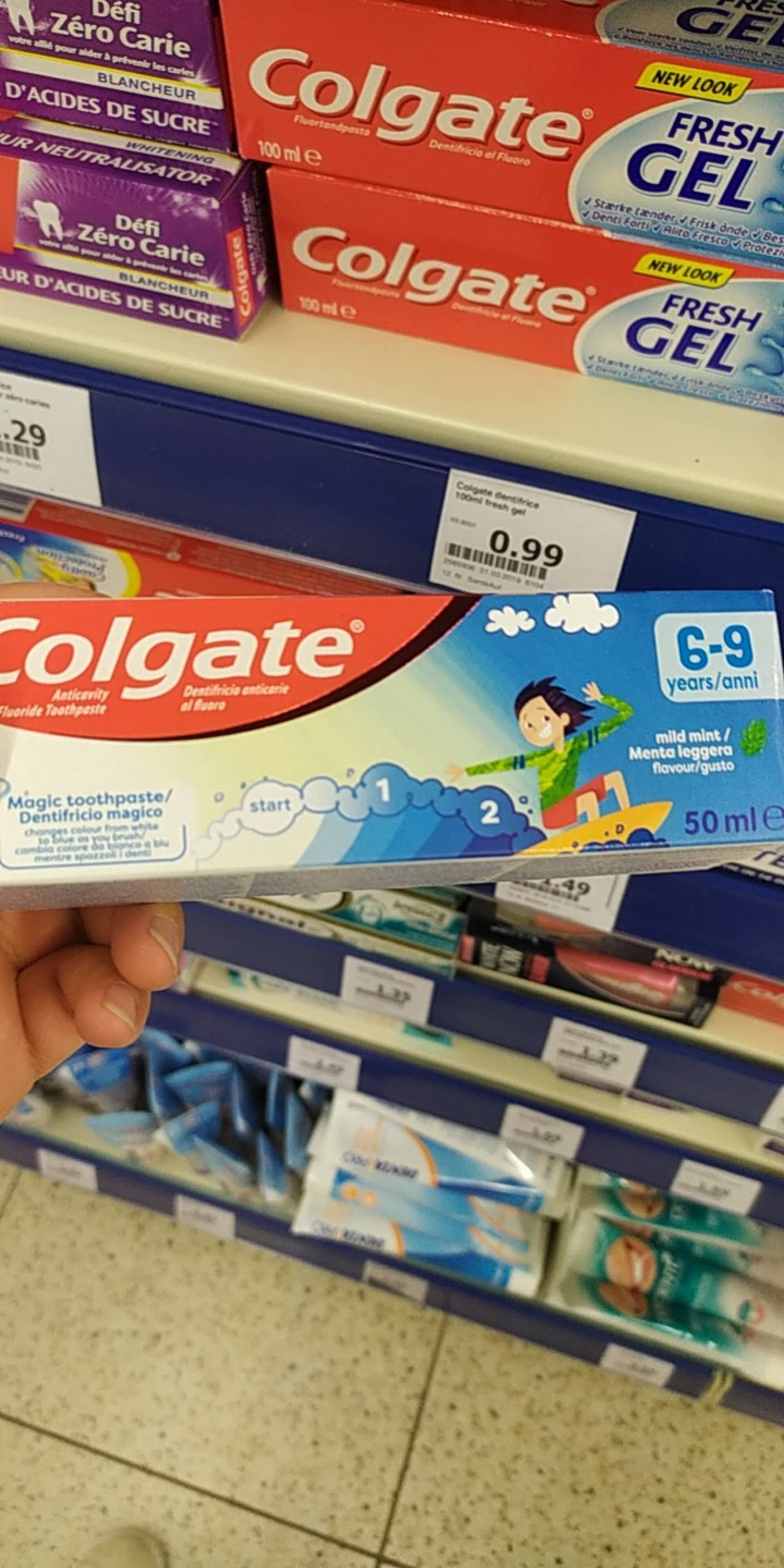 COLGATE - Magic toothpaste - 6-9 years