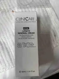 CLINICARE - Hyal - Lip & eye renewal cream