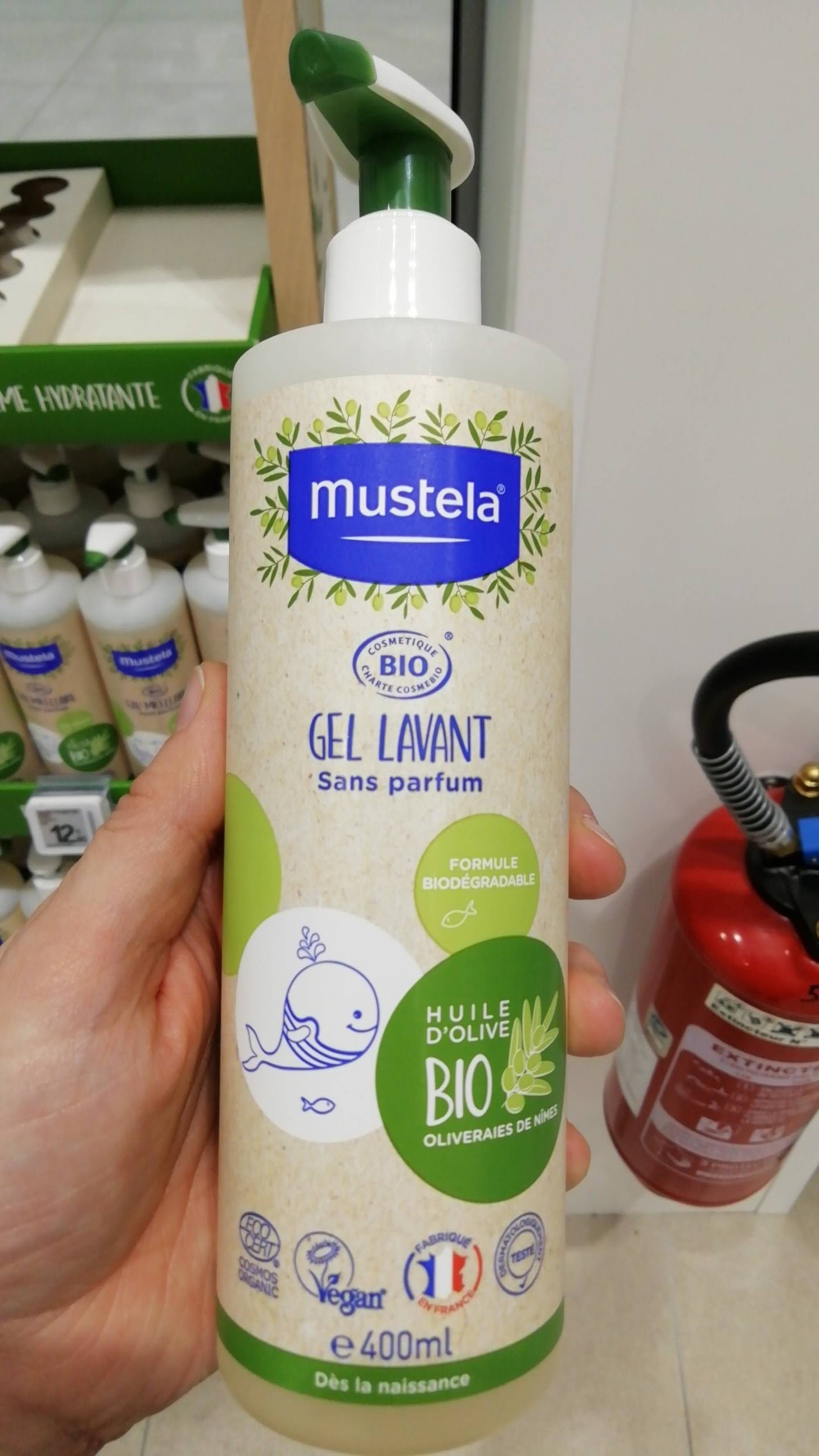 MUSTELA -  Gel lavant bio - sans parfum