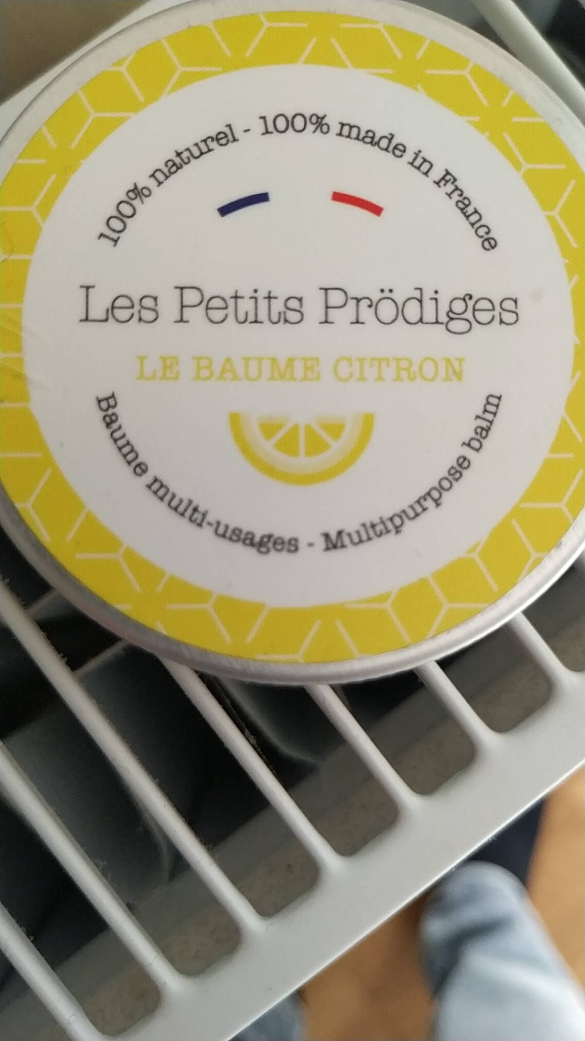 LES PETITS PRÖDIGES -  Le baume citron - Baume multi-usages