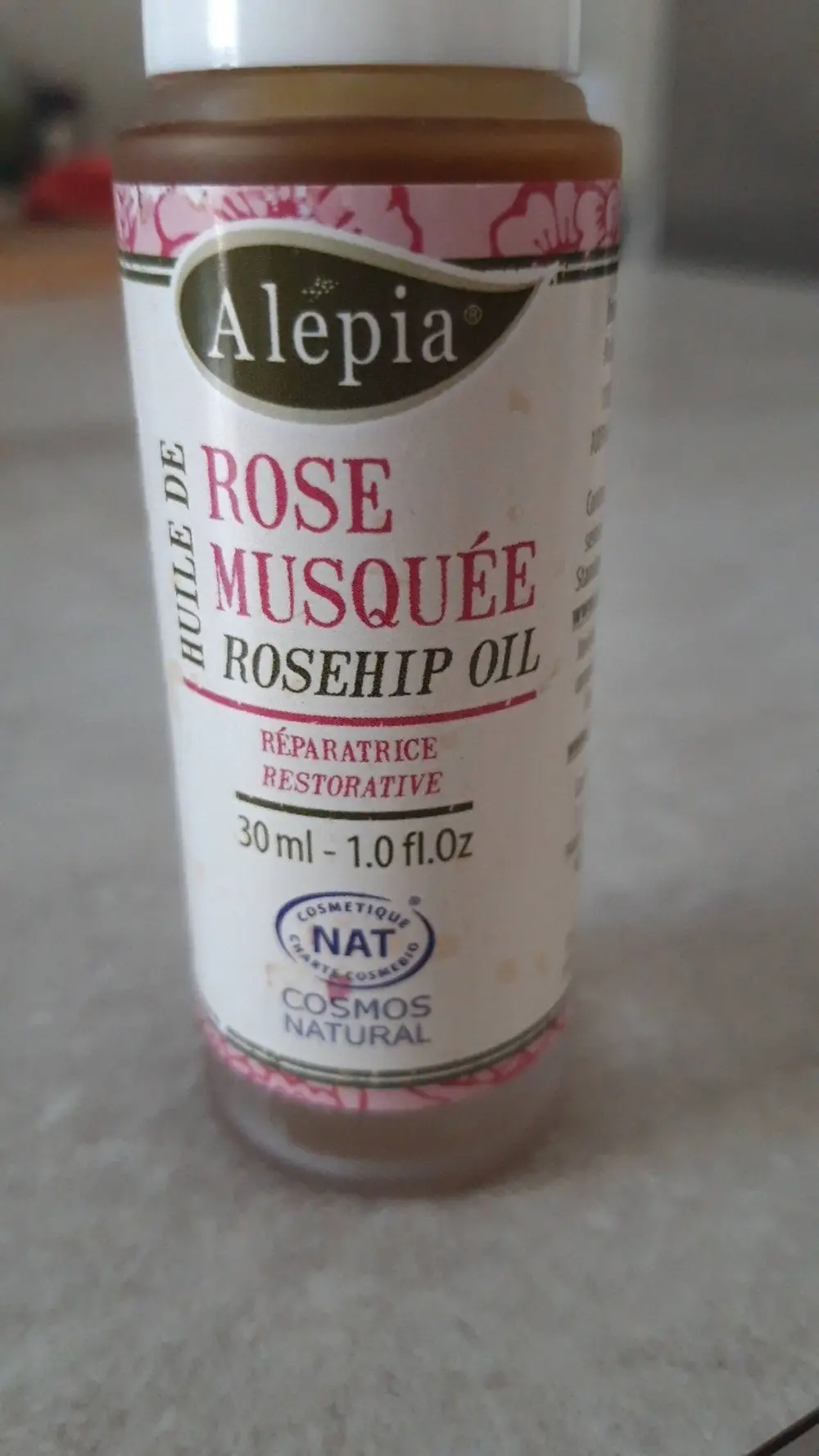 ALEPIA - Huile de Rose musquée Réparatrice