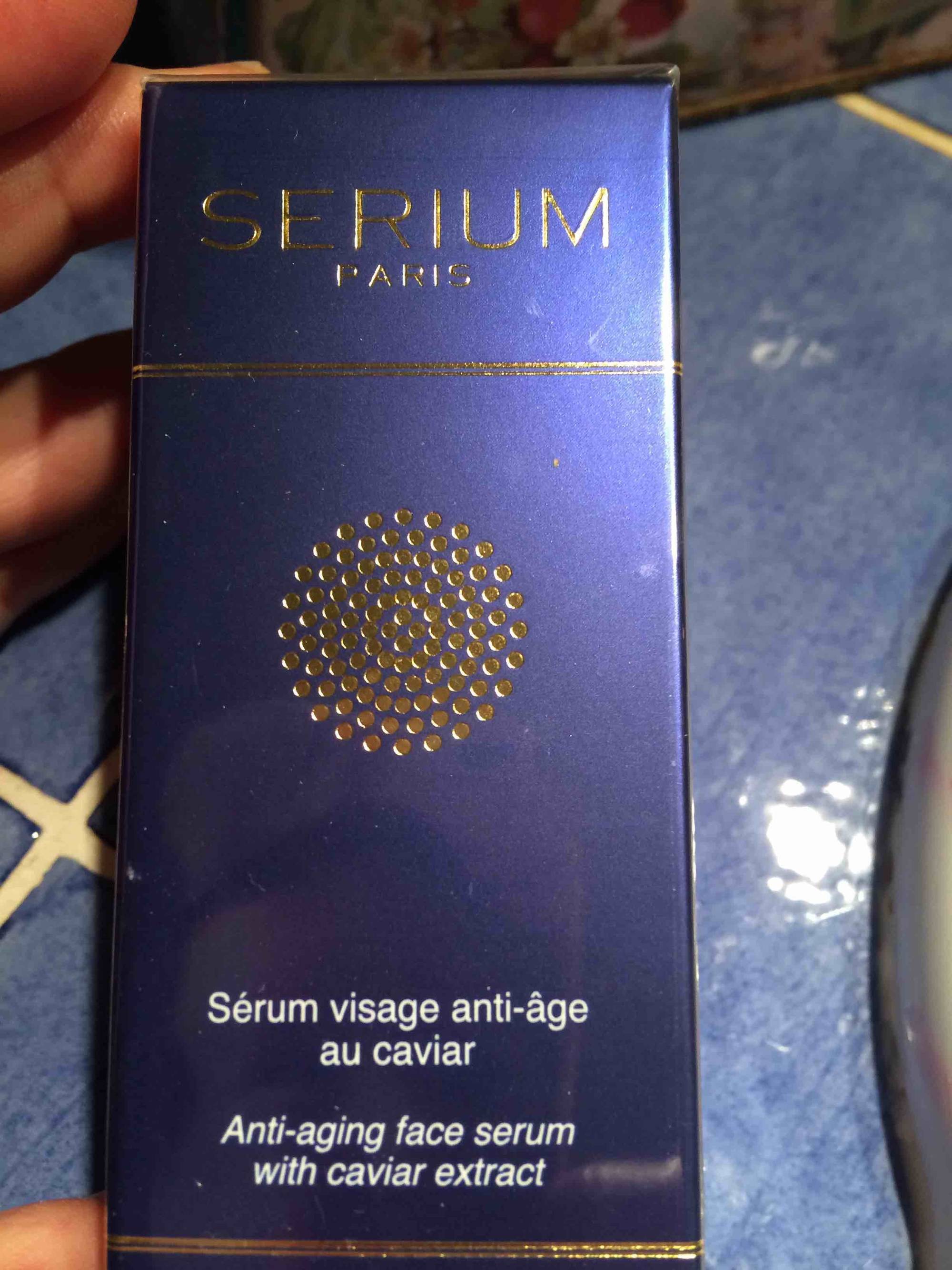 SERIUM PARIS - Sérum visage anti-âge au caviar