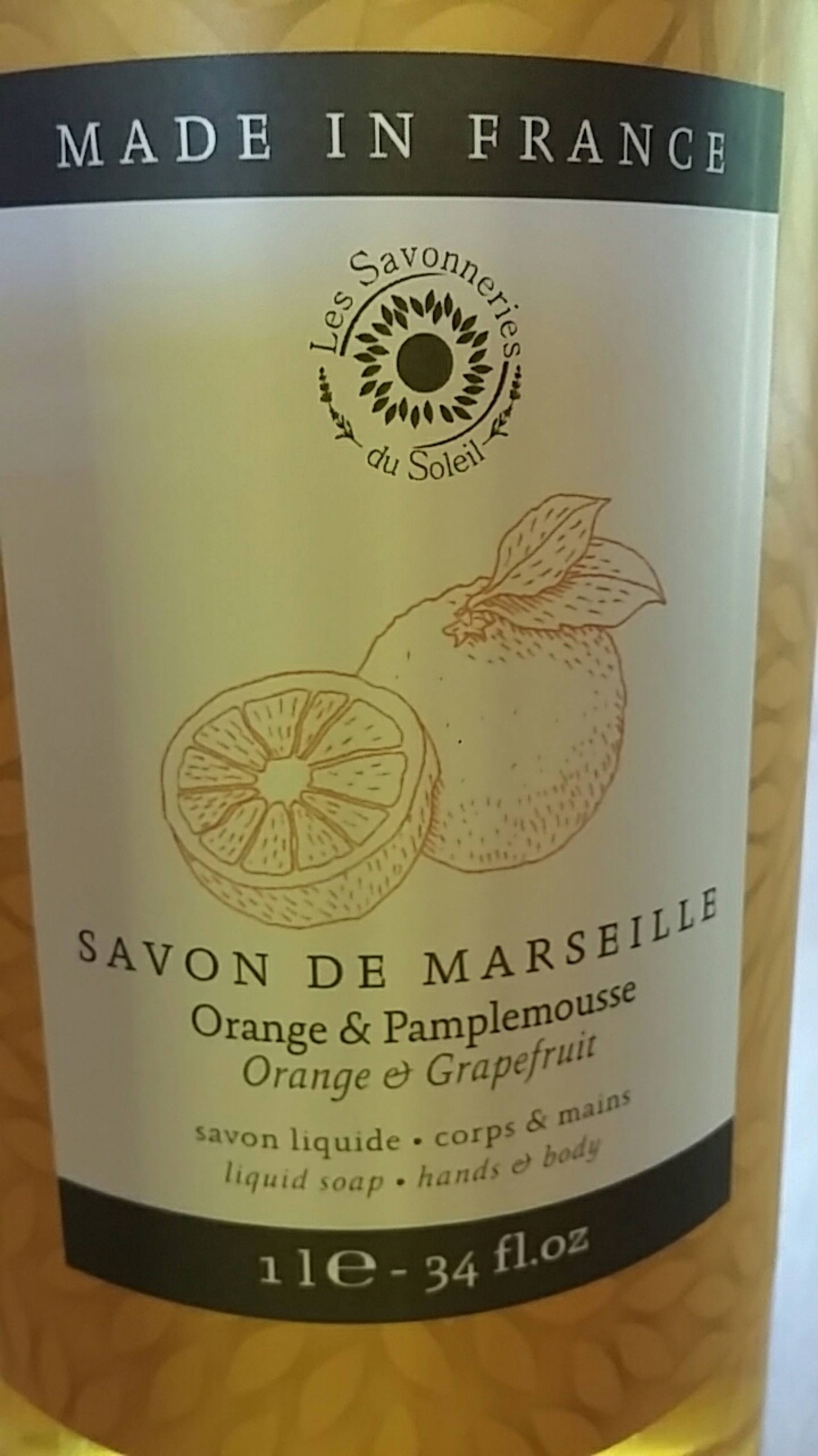 LES SAVONNERIES DU SOLEIL - Savon de Marseille Savon liquide