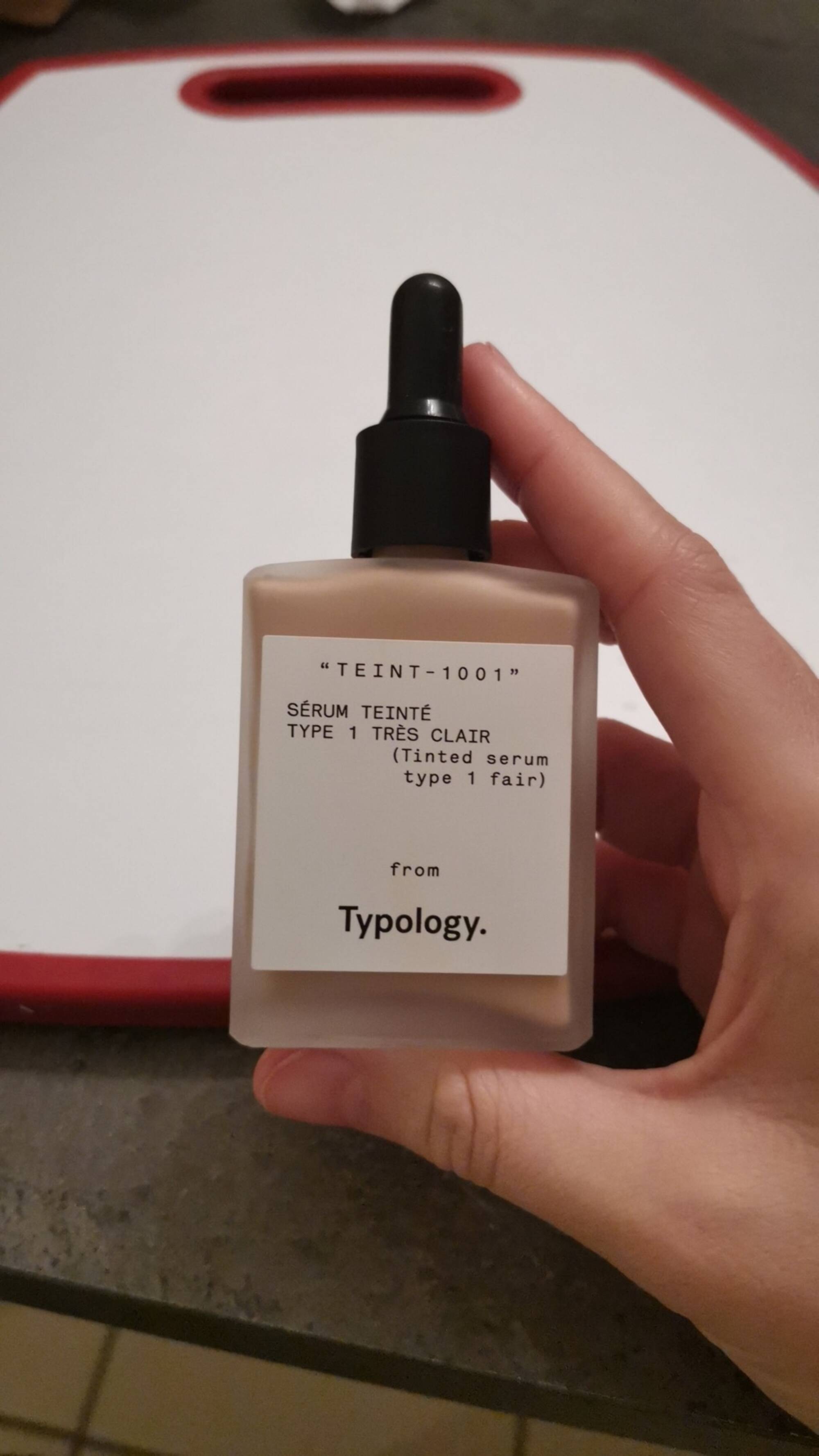 TYPOLOGY - Teint-1001 - Sérum teinté type 1 très clair