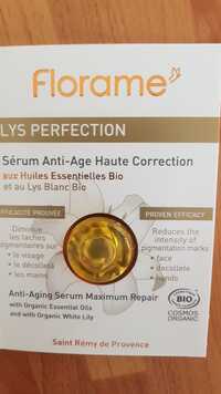 FLORAME - Lys perfection - Sérum anti-âge haute correction