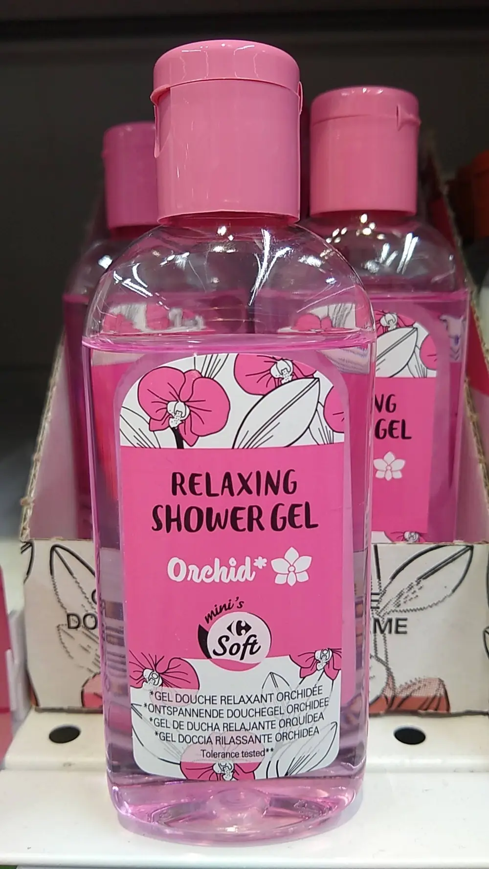 CARREFOUR - Soft - Gel douche relaxant orchidée