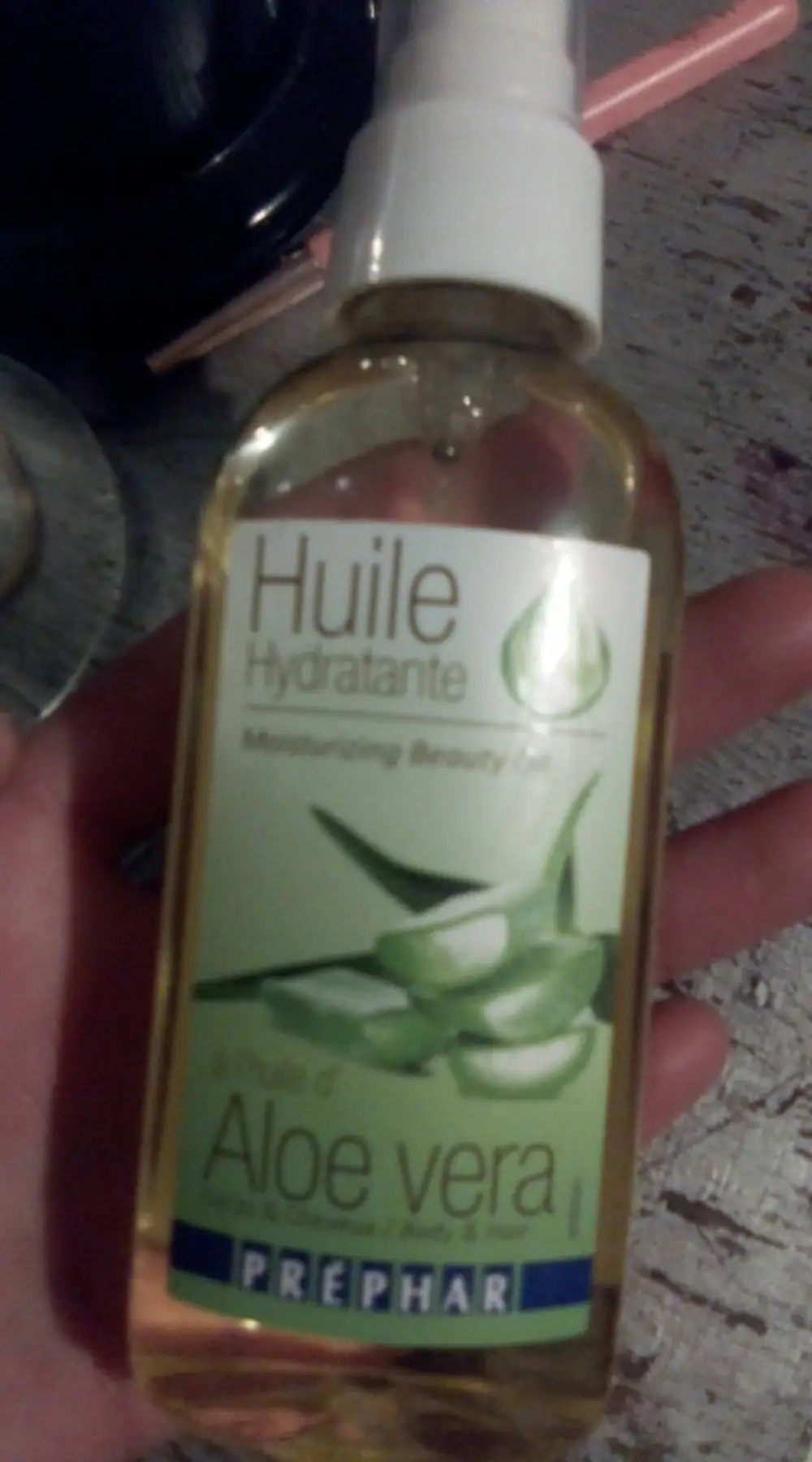 PRÉPHAR - Huile hydratant à l'huile Aloe Vera