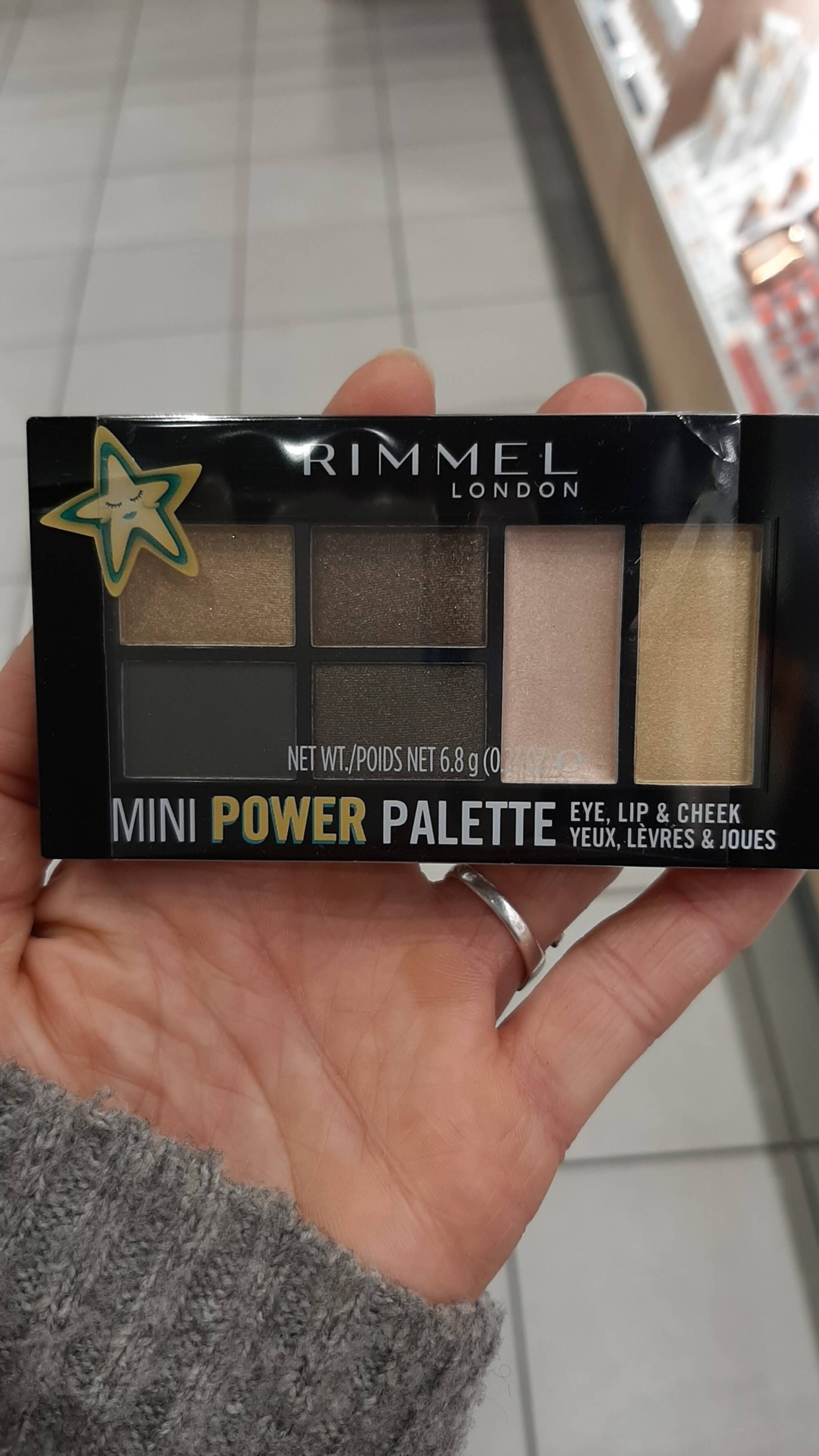 RIMMEL - Mini power palette - Yeux, lèvres & joues