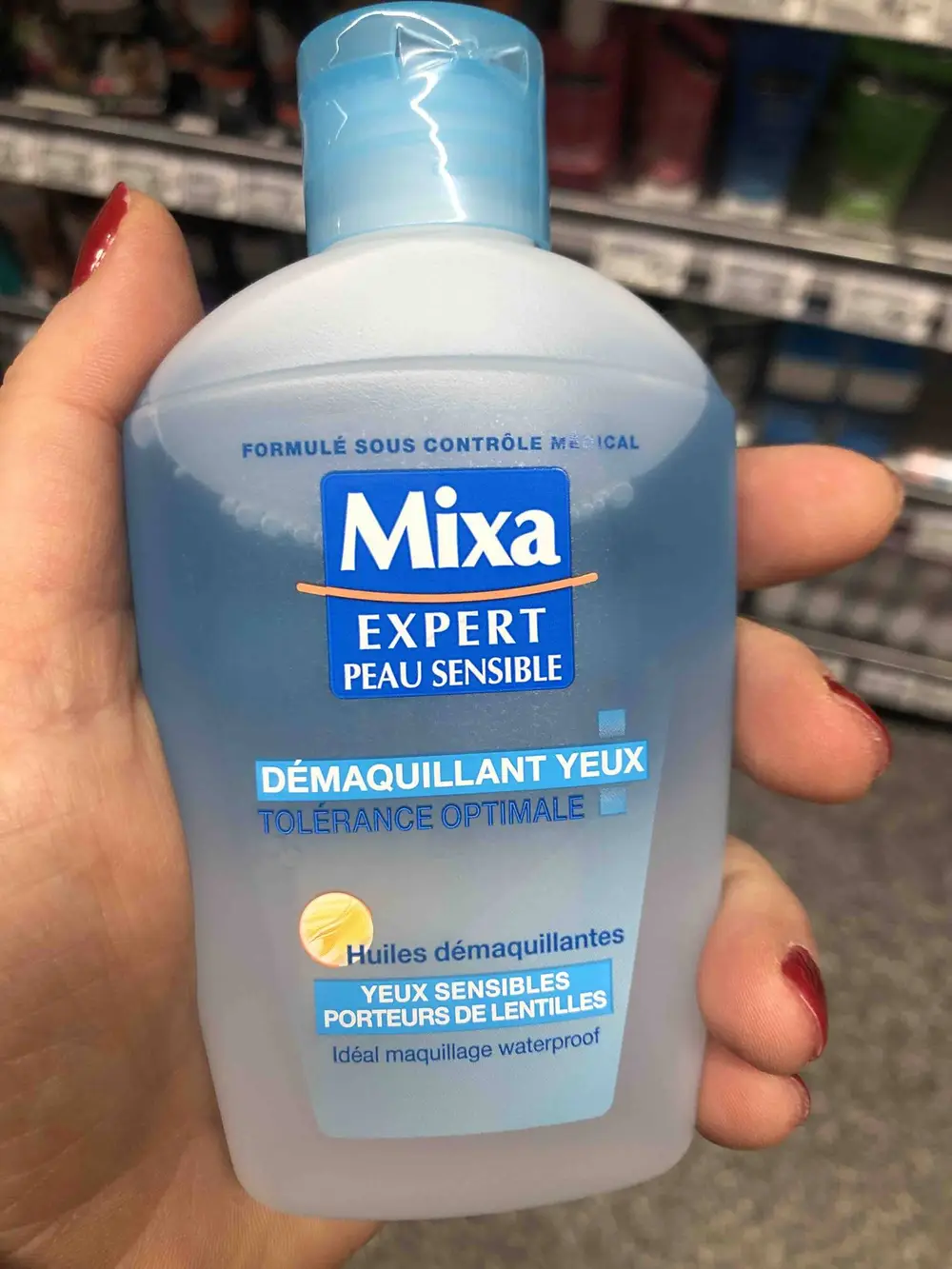 MIXA - Expert peau sensible - Démaquillant yeux