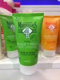 LE PETIT MARSEILLAIS - Detox au citron - Masque 1 minute sous la douche