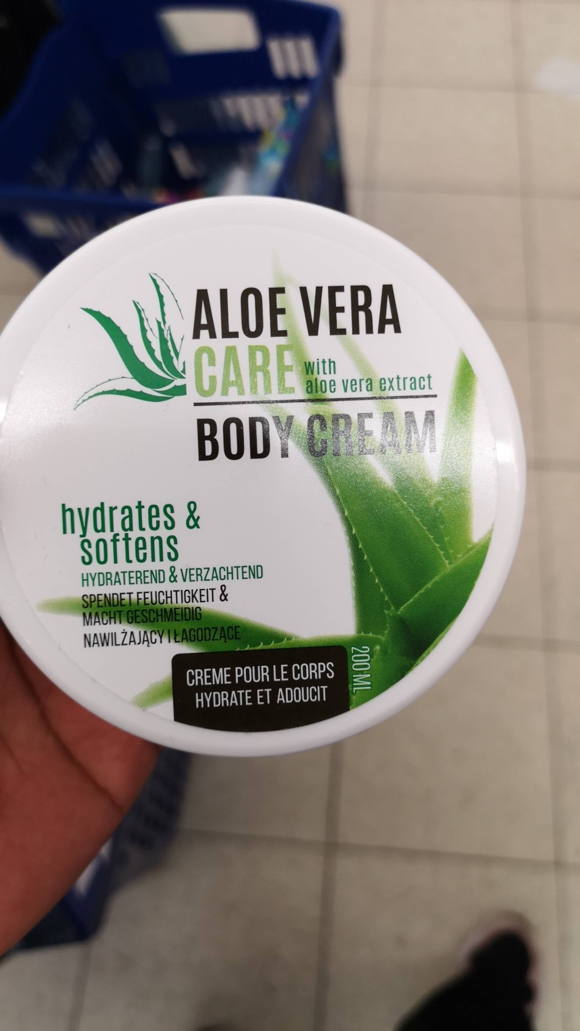ALOE VERA CARE - Hydrates & softens - Body cream